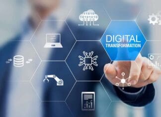Τι σημαίνει ο ψηφιακός μετασχηματισμός για μια επιχείρηση Ανάπτυξη ψηφιακού μετασχηματισμού και δημοκρατίας με καινοτομίες και τεχνολογία.