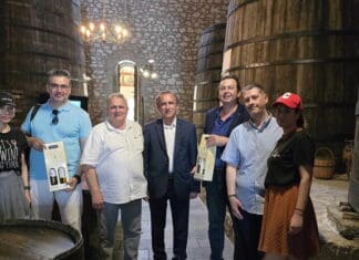 ΕΠΙΣΚΕΨΗ ΣΤΟ ΜΟΥΣΕΙΟ ΟΙΝΟΥ ΤΟΥ Ε.Ο.Σ. ΣΑΜΟΥ Κυκλική Δημοκρατία, ομάδα σε εργοστάσιο κρασιού, συζήτηση και συνεργασία.